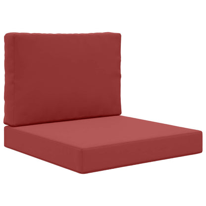 Udendørs Sofa Pude 2 Dele Vinrød Polyester - Billede 2