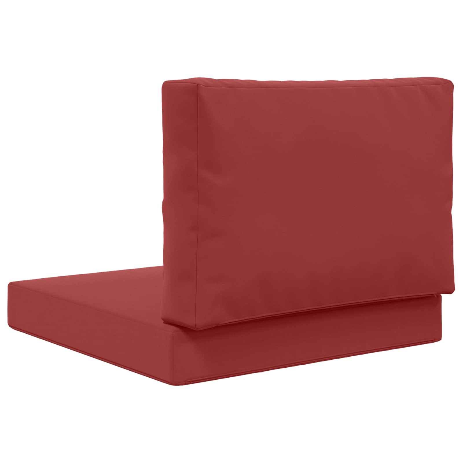 Udendørs Sofa Pude 2 Dele Vinrød Polyester - Billede 7
