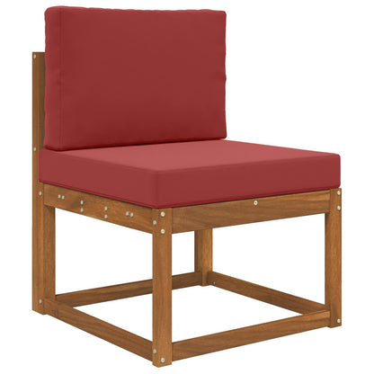Udendørs Sofa Pude 2 Dele Vinrød Polyester - Billede 3