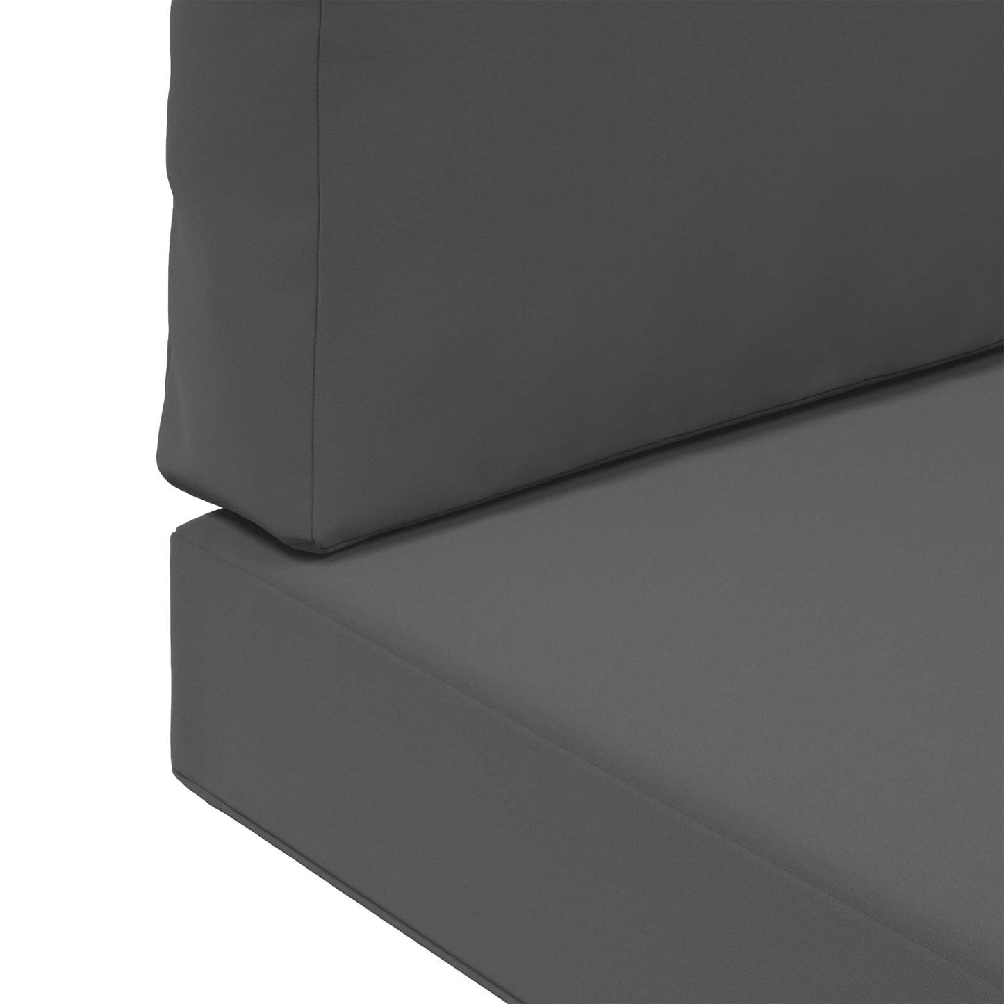 Udendørs Sofa Pude 2 Dele Antracit Polyester - Billede 9