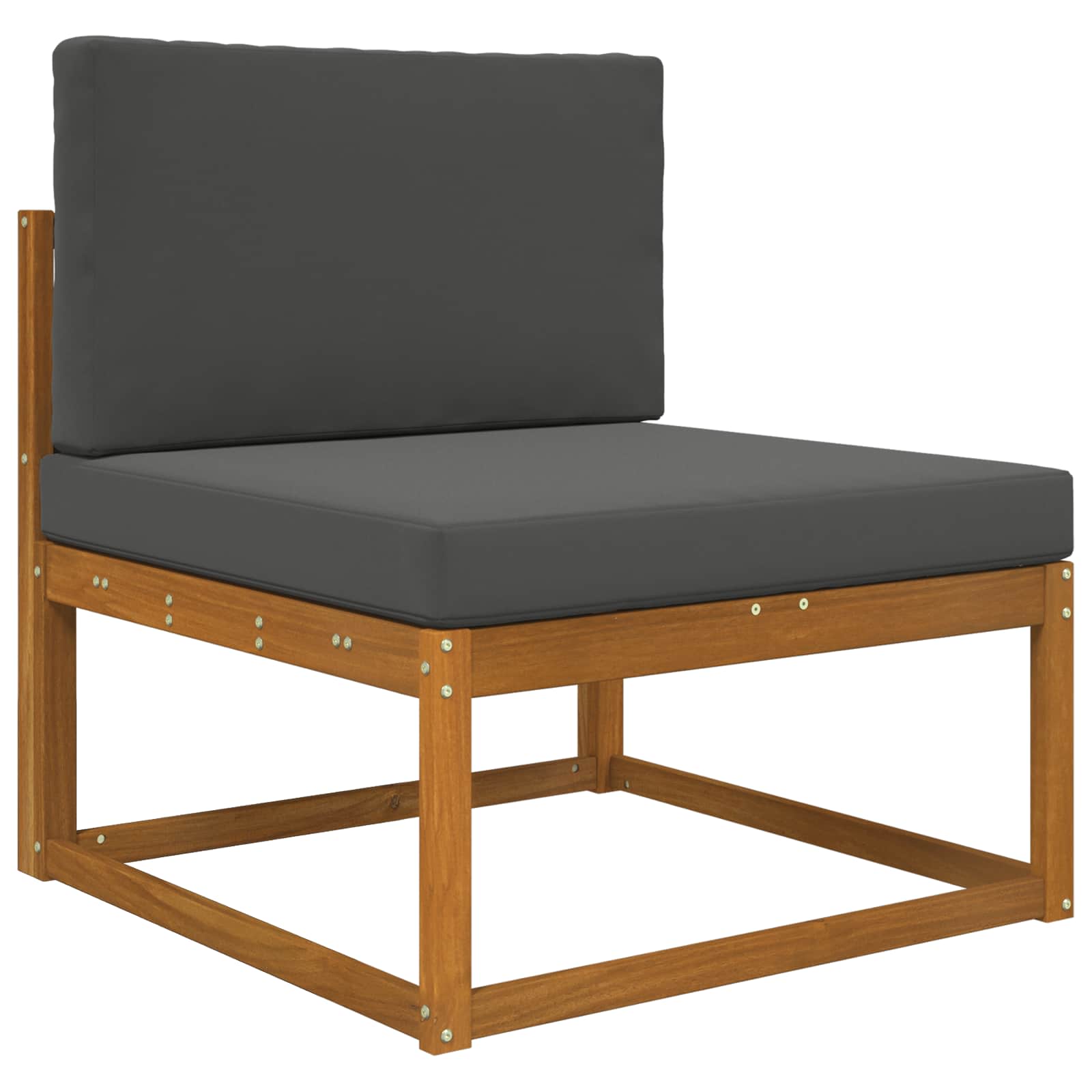 Udendørs Sofa Pude 2 Dele Antracit Polyester - Billede 3