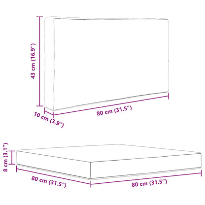 Udendørs Sofa Pude 3 Dele Polyester - Billede 11