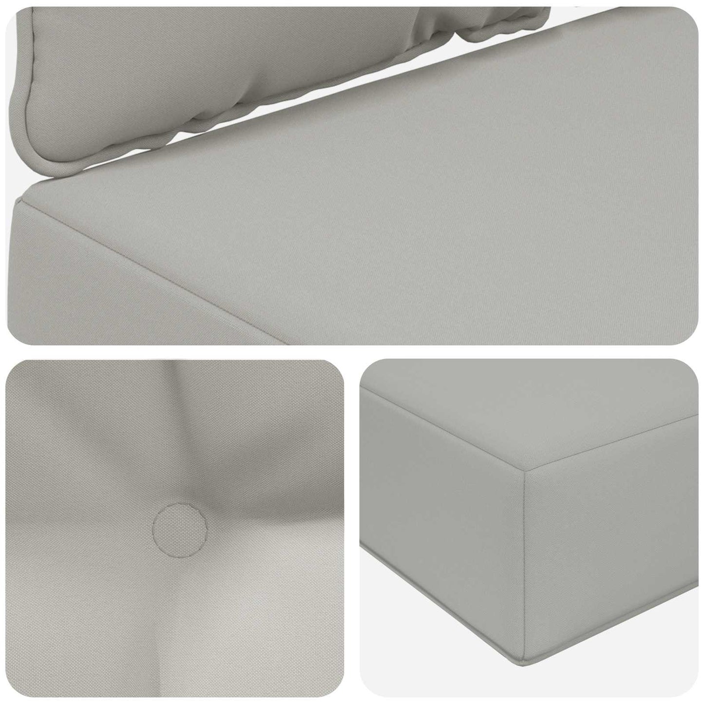 Udendørs Sofa Pude 2 Dele Polyester - Billede 8