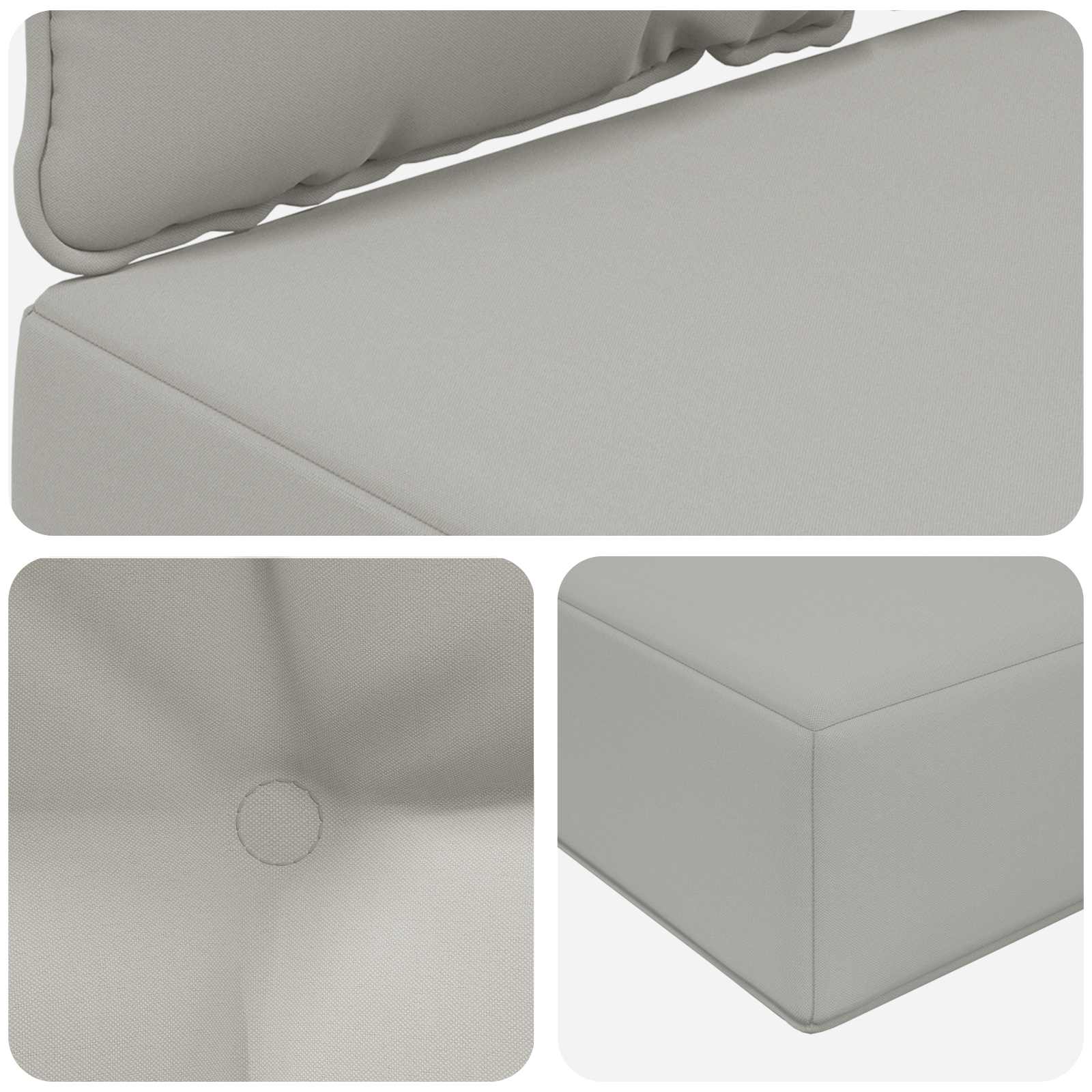 Udendørs Sofa Pude 2 Dele Polyester - Billede 8