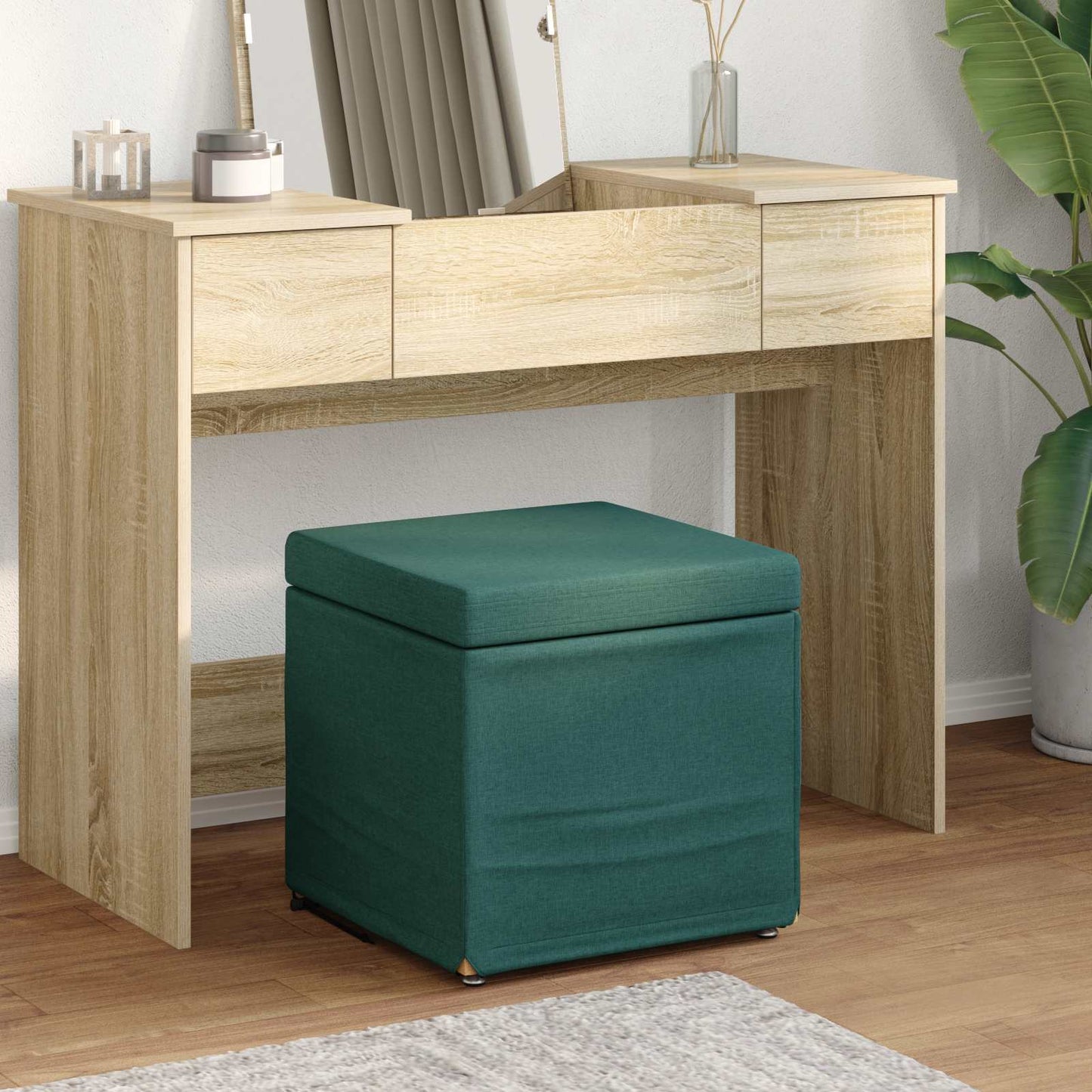 Taburet 41 X 41 X Og Konstrueret Træ - Variant 876746