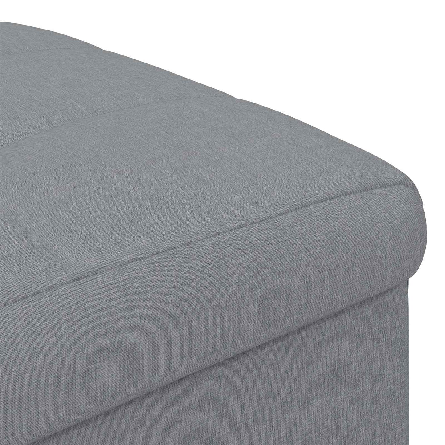 Ottoman Med Opbevaring Med Pude 40 X 40 X 45 Cm - Billede 7