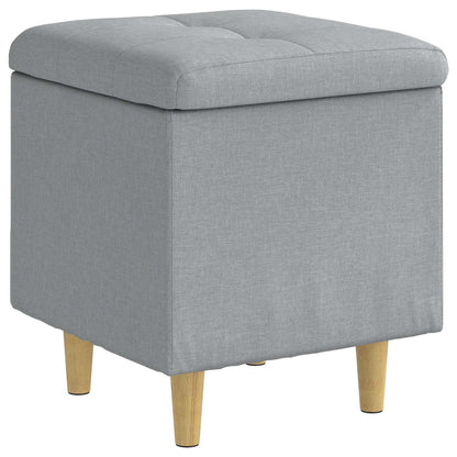 Ottoman Med Opbevaring Med Pude 40 X 40 X 45 Cm - Billede 2