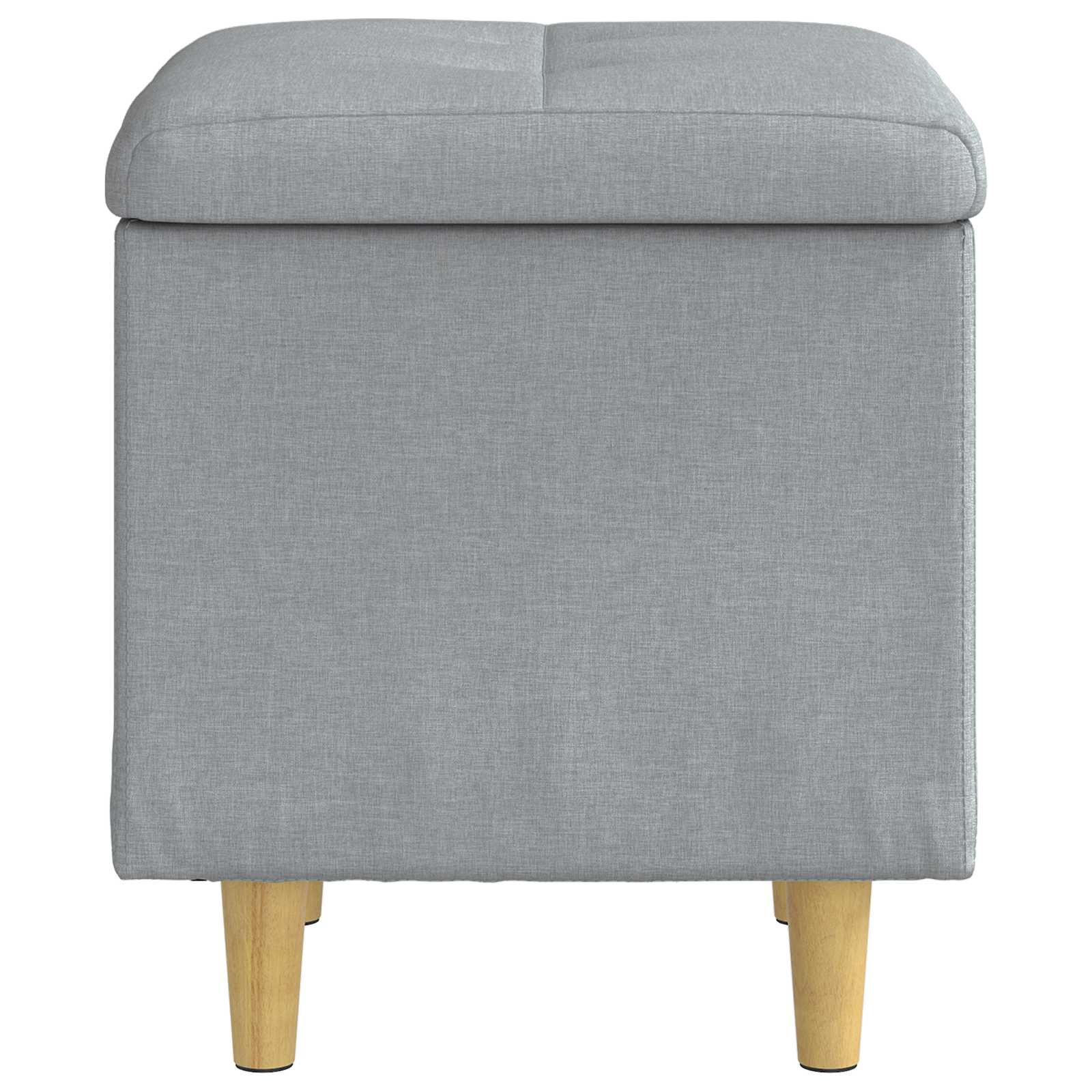 Ottoman Med Opbevaring Med Pude 40 X 40 X 45 Cm - Billede 5