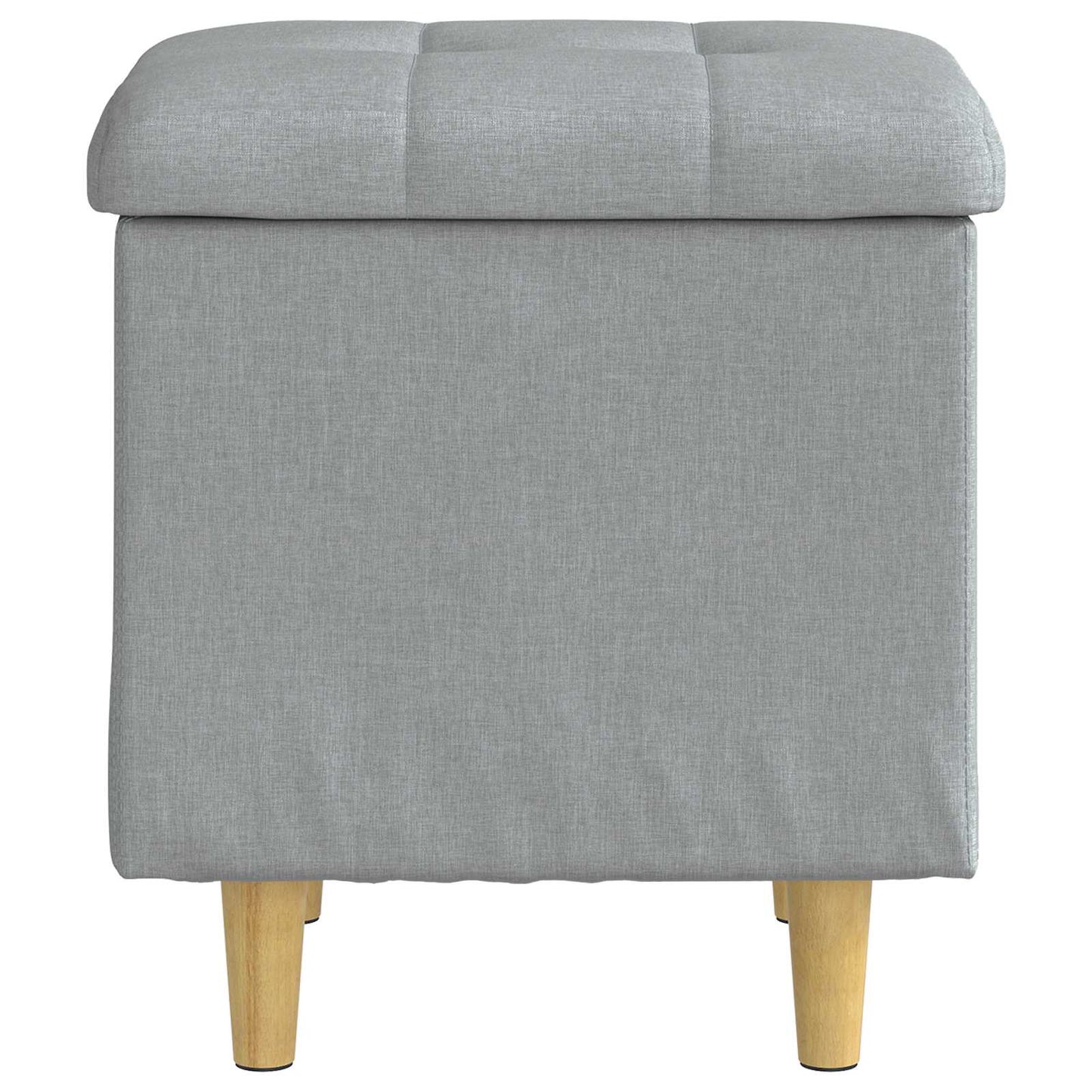 Ottoman Med Opbevaring Med Pude 40 X 40 X 45 Cm - Billede 6