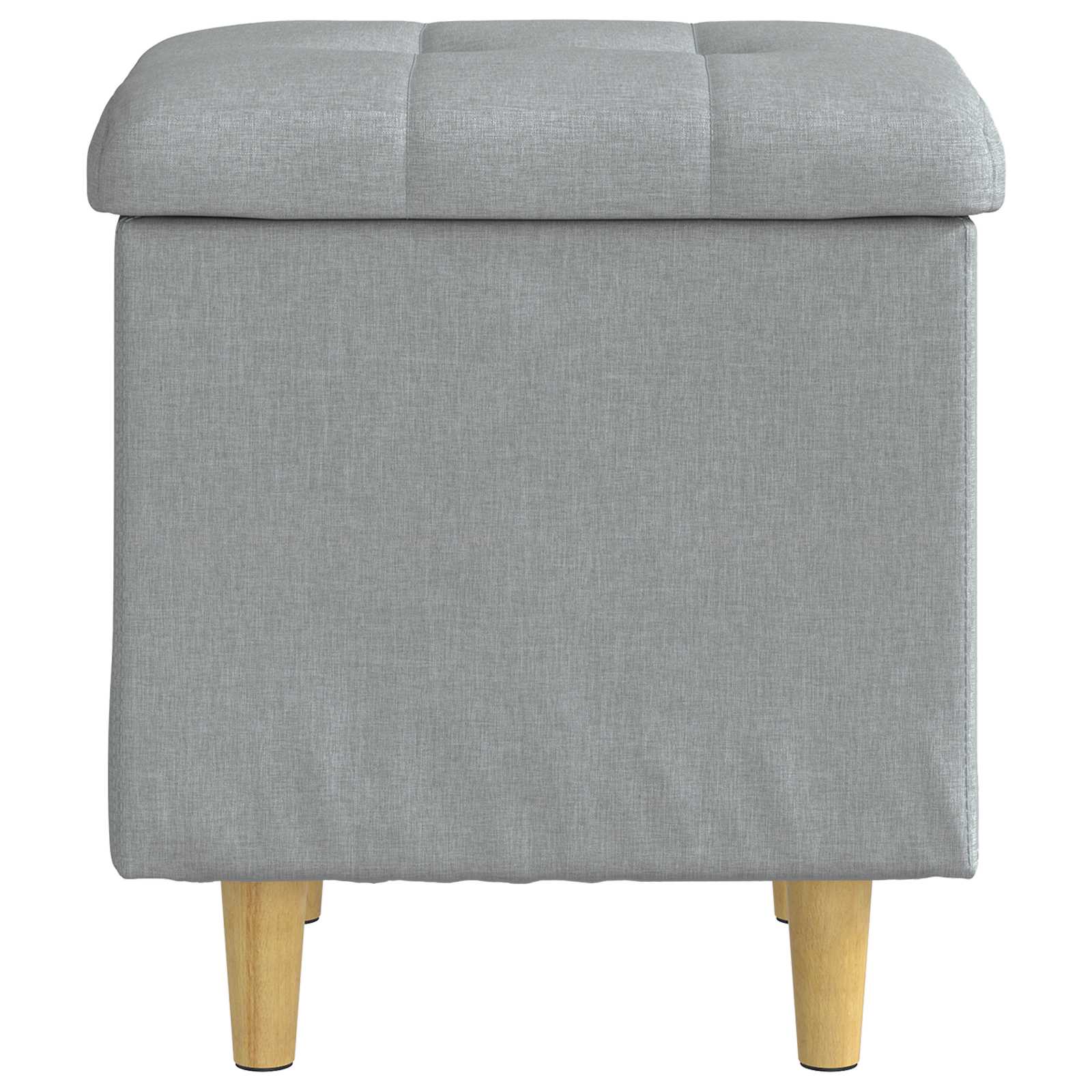 Ottoman Med Opbevaring Med Pude 40 X 40 X 45 Cm - Billede 6