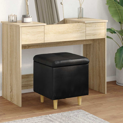 Ottoman Med Opbevaring Med Pude 40 X 40 X 45 Cm
