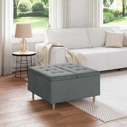 Ottoman Med Opbevaring Med Pude 40 X 40 X 45 Cm