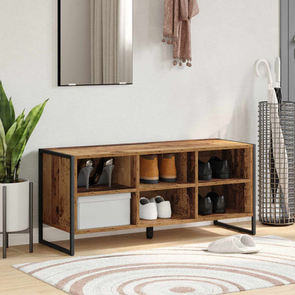 Sko Skab 100 X 35 X 44 Cm Konstrueret Træ - Variant 886454