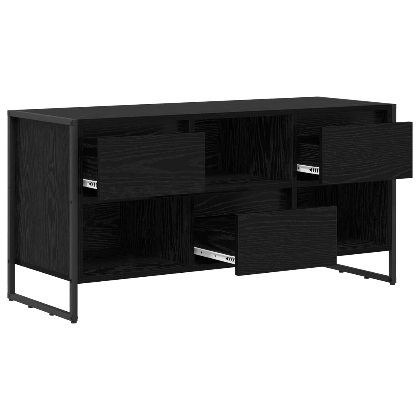 Tv-skab Med Skuffe 100 X 36 X 49,5 Cm Konstrueret Træ - Billede 5