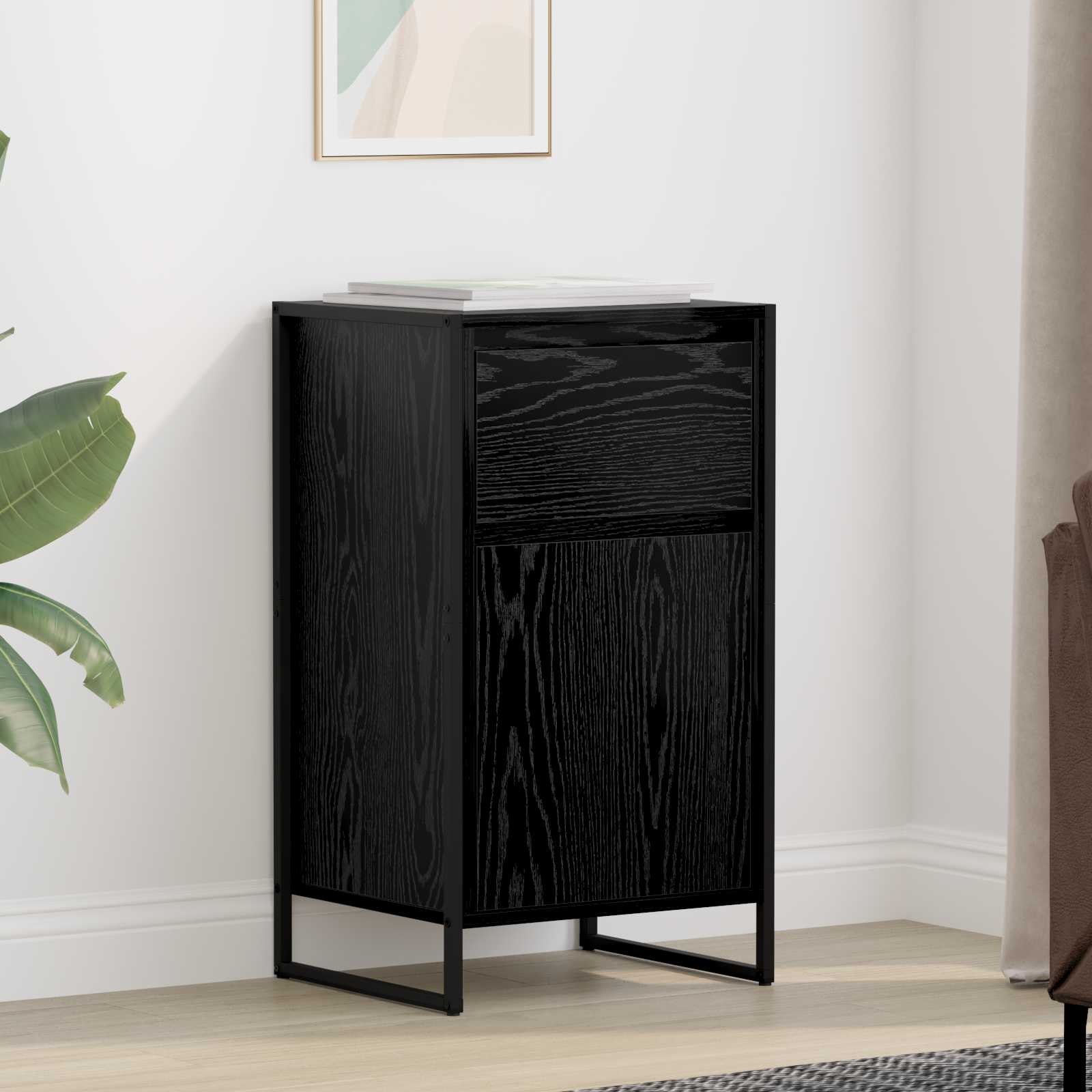 Sideboard Med Skuffe Konstrueret Træ - Hovedbillede