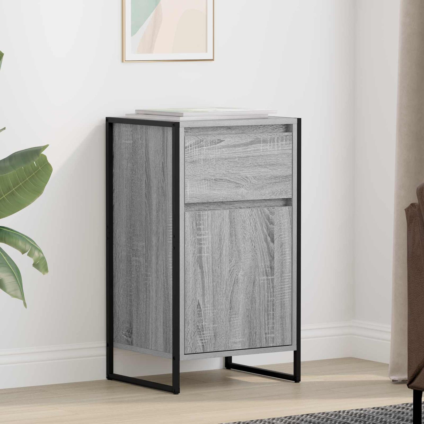 Sideboard Med Skuffe Konstrueret Træ - Variant 886585