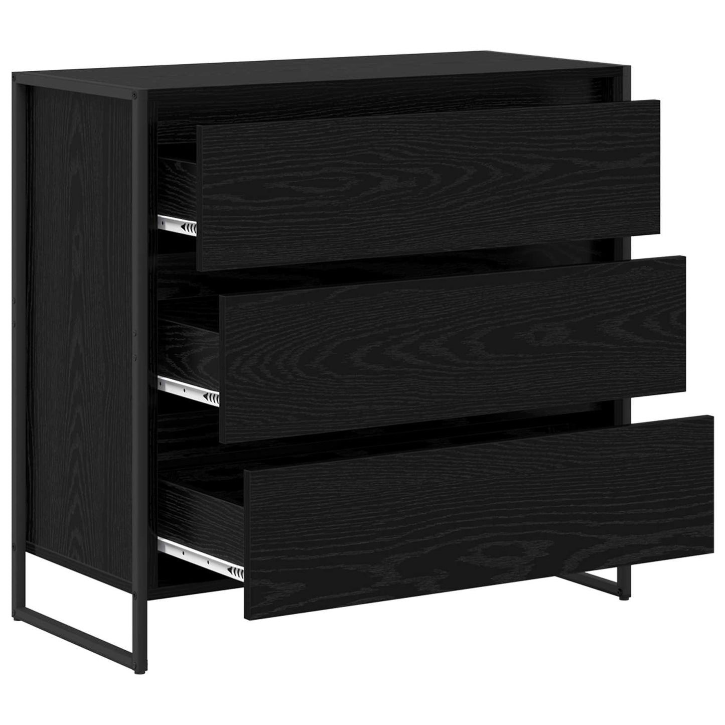 Sideboard Med Skuffe 79 X 36 X 75.5 Cm Konstrueret Træ - Billede 5