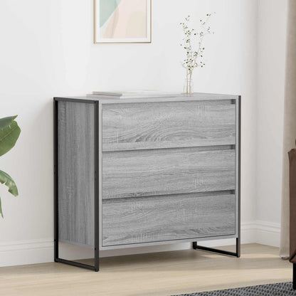 Sideboard Med Skuffe 79 X 36 X 75.5 Cm Konstrueret Træ