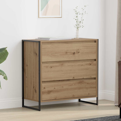 Sideboard Med Skuffe 79 X 36 X 75.5 Cm Konstrueret Træ