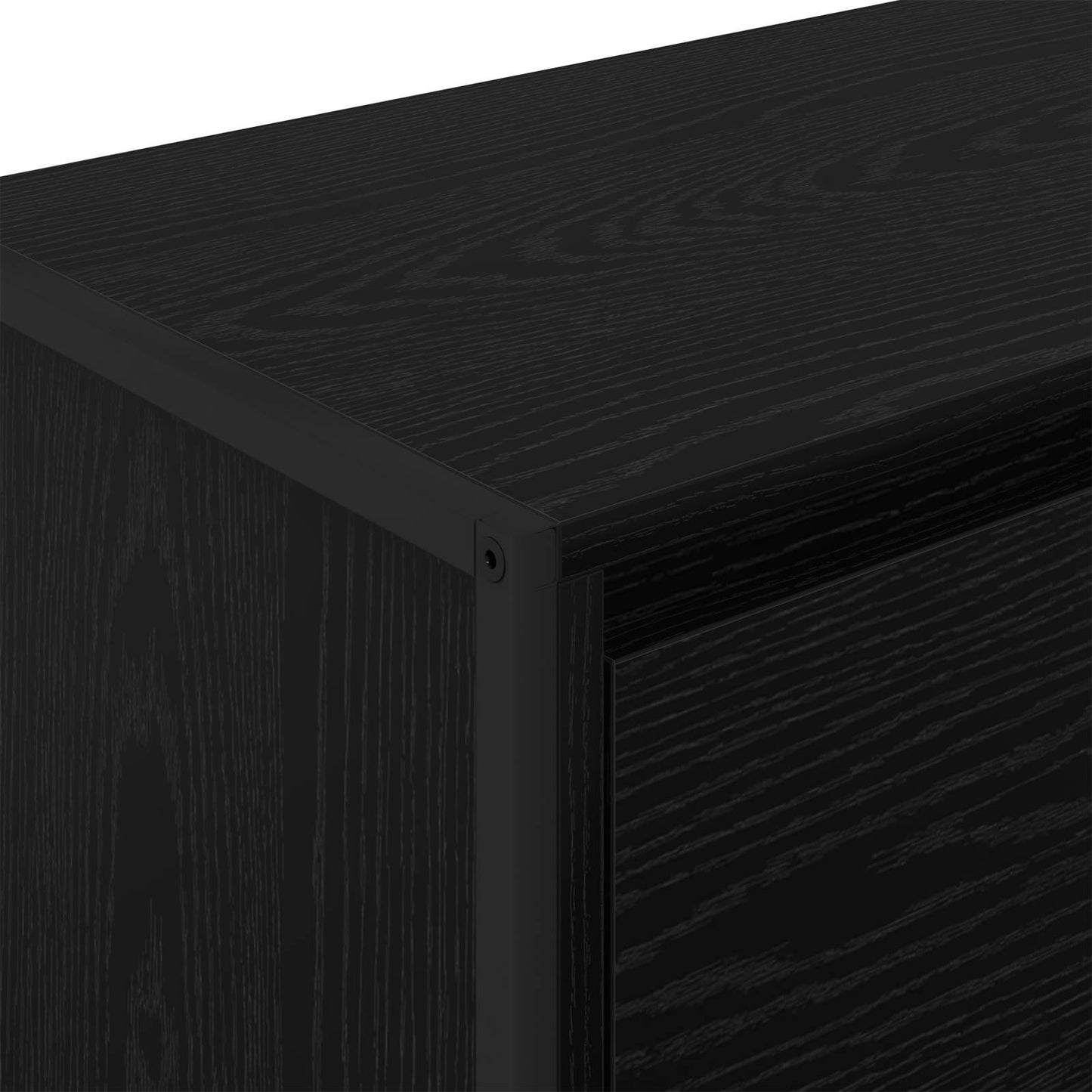 Sideskab 79 X 36 X 75 Cm Konstrueret Træ - Billede 9