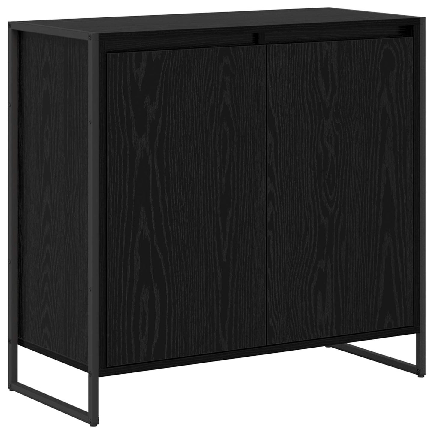 Sideskab 79 X 36 X 75 Cm Konstrueret Træ - Billede 2