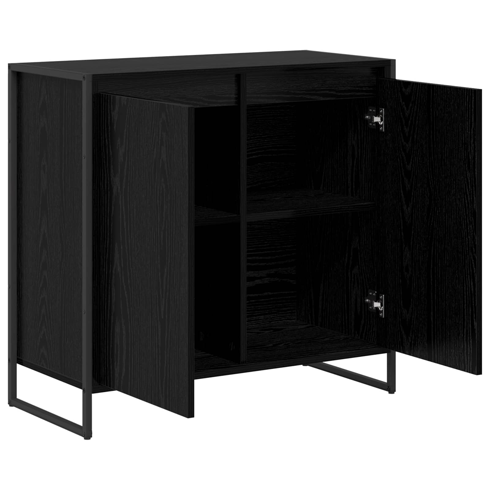 Sideskab 79 X 36 X 75 Cm Konstrueret Træ - Billede 5