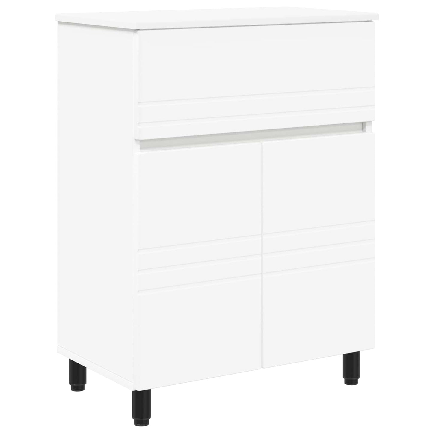 Badeværelse Vaskeskab 60 X 35 X 80 Cm Konstrueret Træ - Billede 2