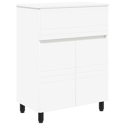Badeværelse Vaskeskab 60 X 35 X 80 Cm Konstrueret Træ - Billede 2