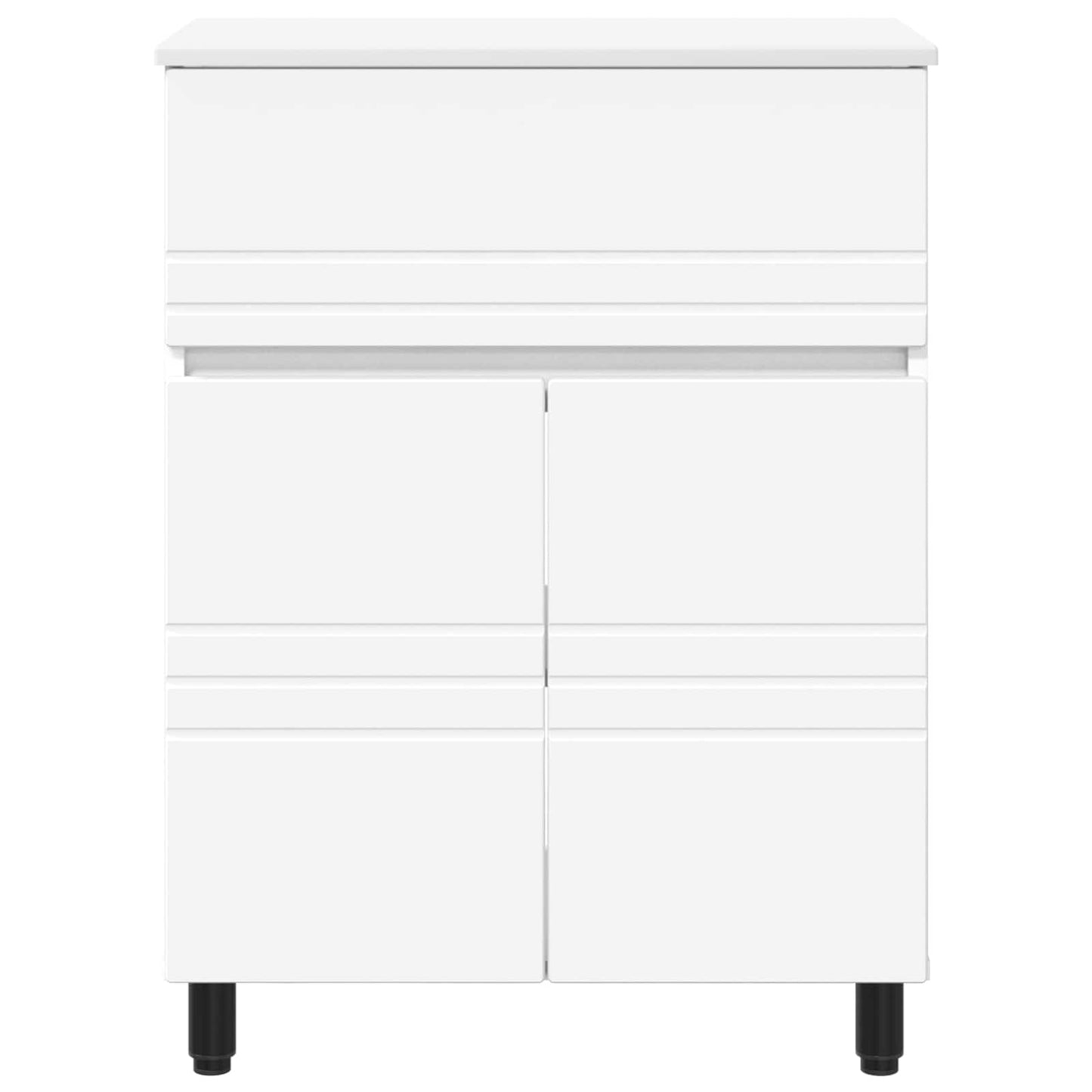 Badeværelse Vaskeskab 60 X 35 X 80 Cm Konstrueret Træ - Billede 5