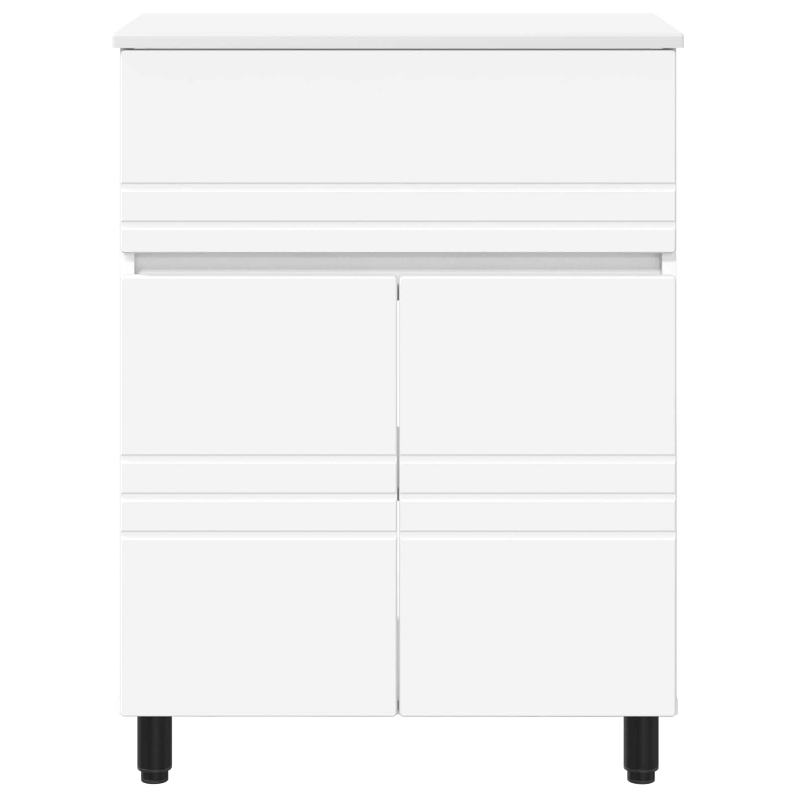 Badeværelse Vaskeskab 60 X 35 X 80 Cm Konstrueret Træ - Billede 5