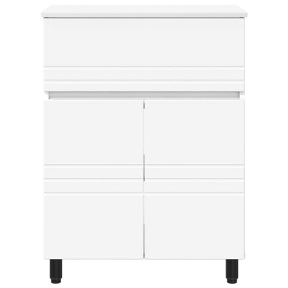 Badeværelse Vaskeskab 60 X 35 X 80 Cm Konstrueret Træ - Billede 5