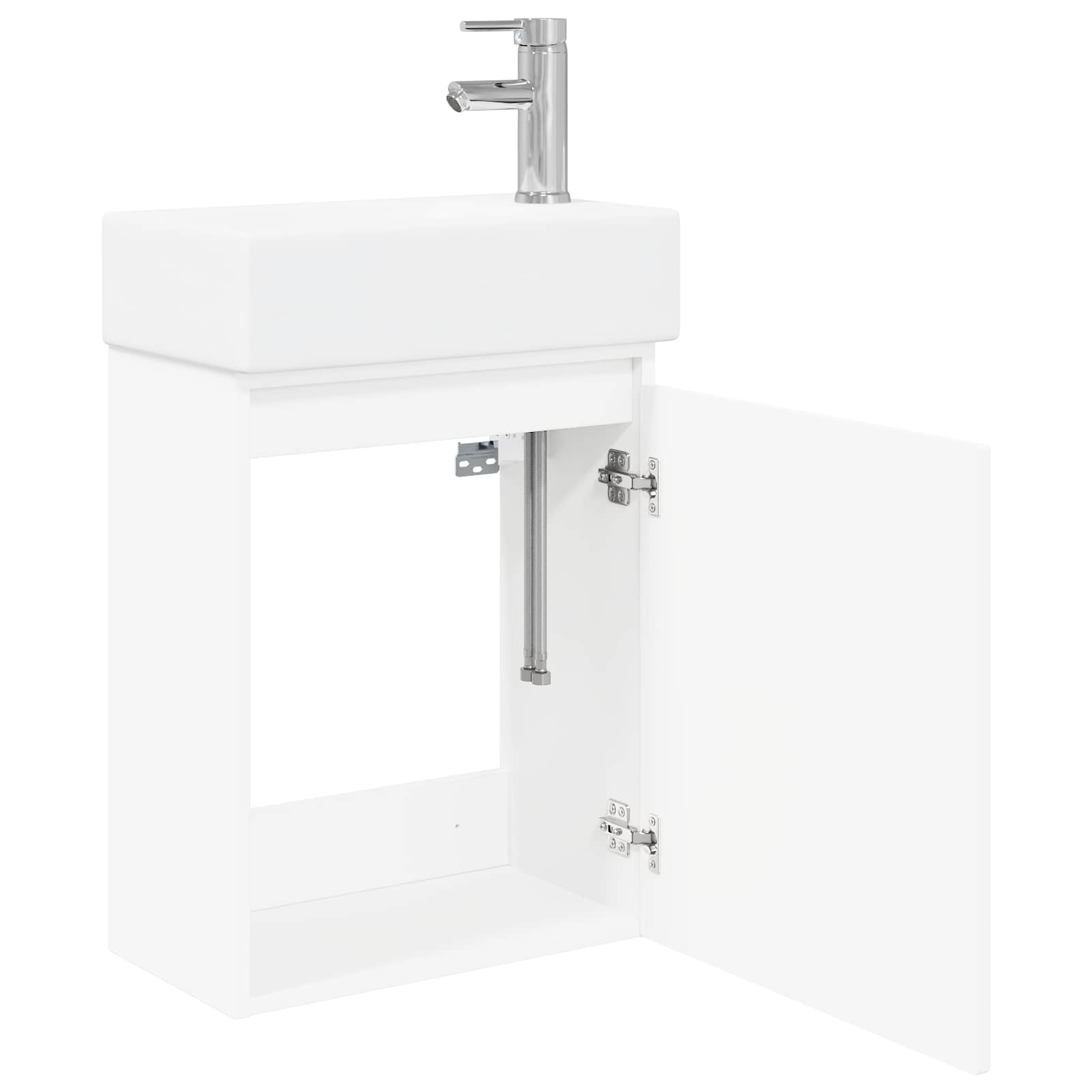 Badeværelses Vanity-enhed Med Armatur 45,5 X 22,5 X 84 Cm - Billede 4