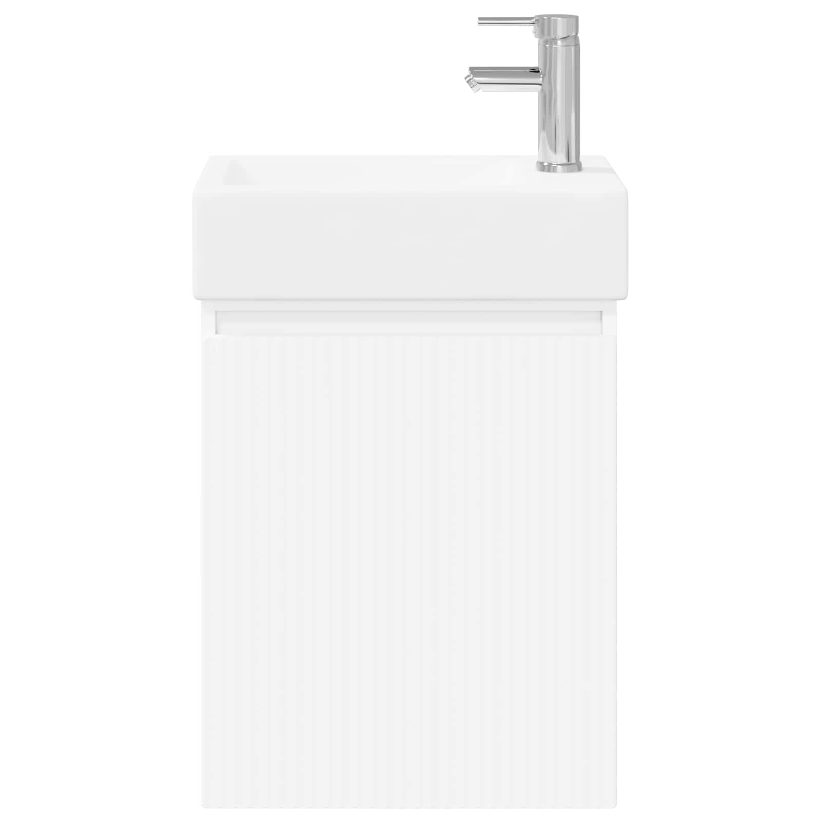 Badeværelses Vanity-enhed Med Armatur 45,5 X 22,5 X 84 Cm - Billede 5