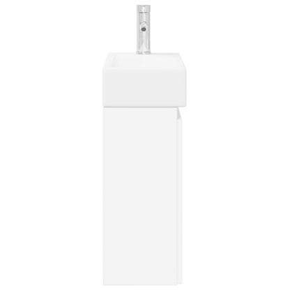 Badeværelses Vanity-enhed Med Armatur 45,5 X 22,5 X 84 Cm - Billede 6