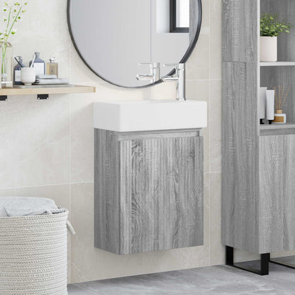 Badeværelses Vanity-enhed Med Armatur 45,5 X 22,5 X 84 Cm - Variant 889457