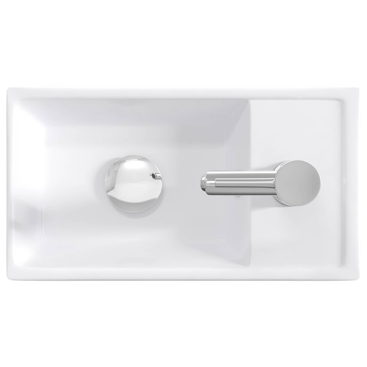 Badeværelses Vaskeskål 40,5 X 22,5 X 11,5 Cm Metal - Billede 7