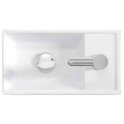 Badeværelses Vaskeskål 40,5 X 22,5 X 11,5 Cm Metal - Billede 7