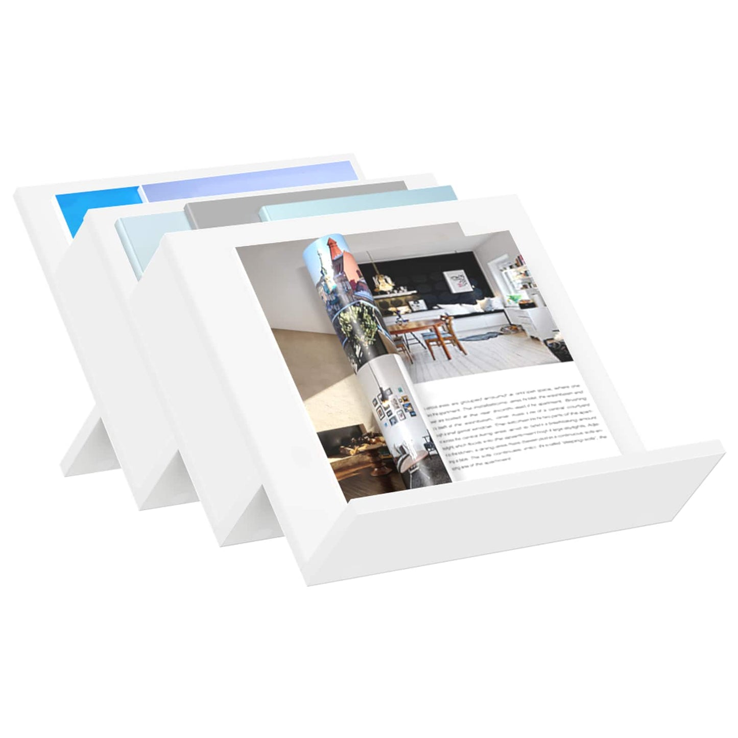 Magasin Rack Med Hylde 53 X 40 X 28,5 Cm Konstrueret Træ - Billede 3