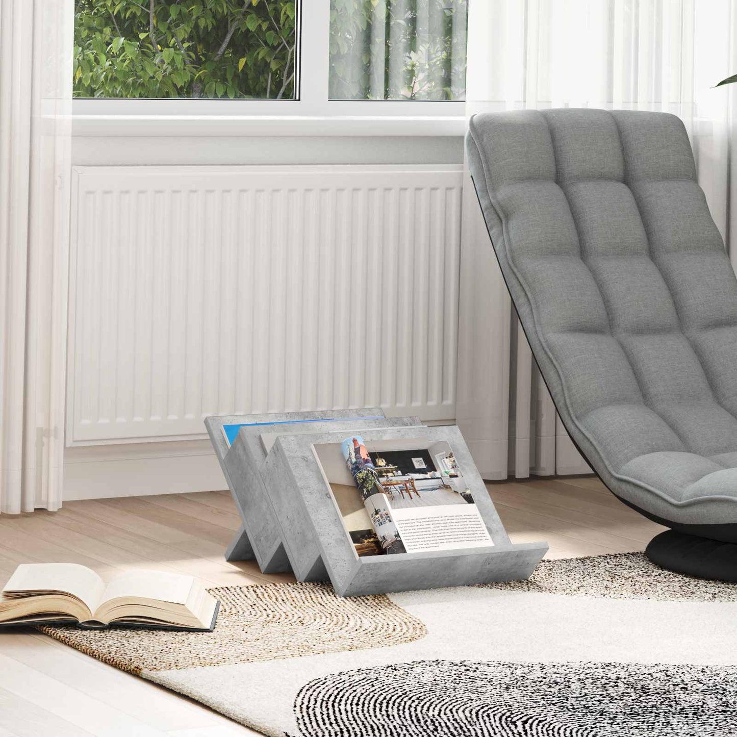 Magasin Rack Med Hylde 53 X 40 X 28,5 Cm Konstrueret Træ - Variant 890875
