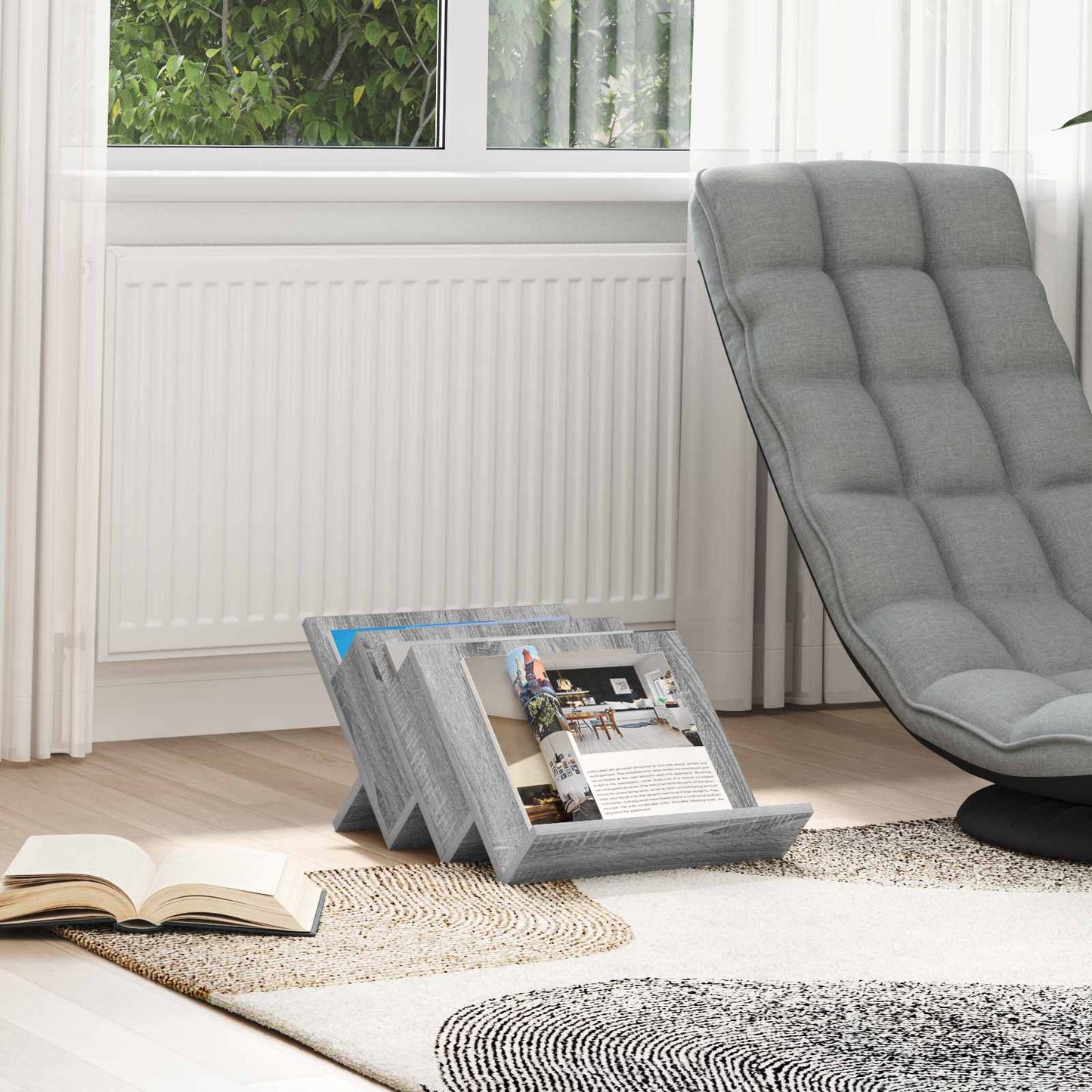 Magasin Rack Med Hylde 53 X 40 X 28,5 Cm Konstrueret Træ - Variant 890877