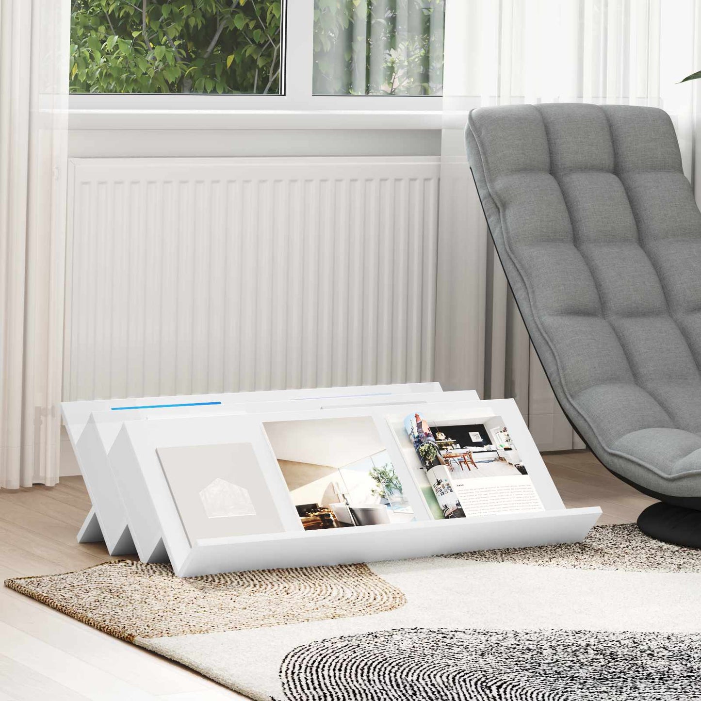 Magasin Rack Med Hylde 53 X 40 X 28,5 Cm Konstrueret Træ - Variant 890888