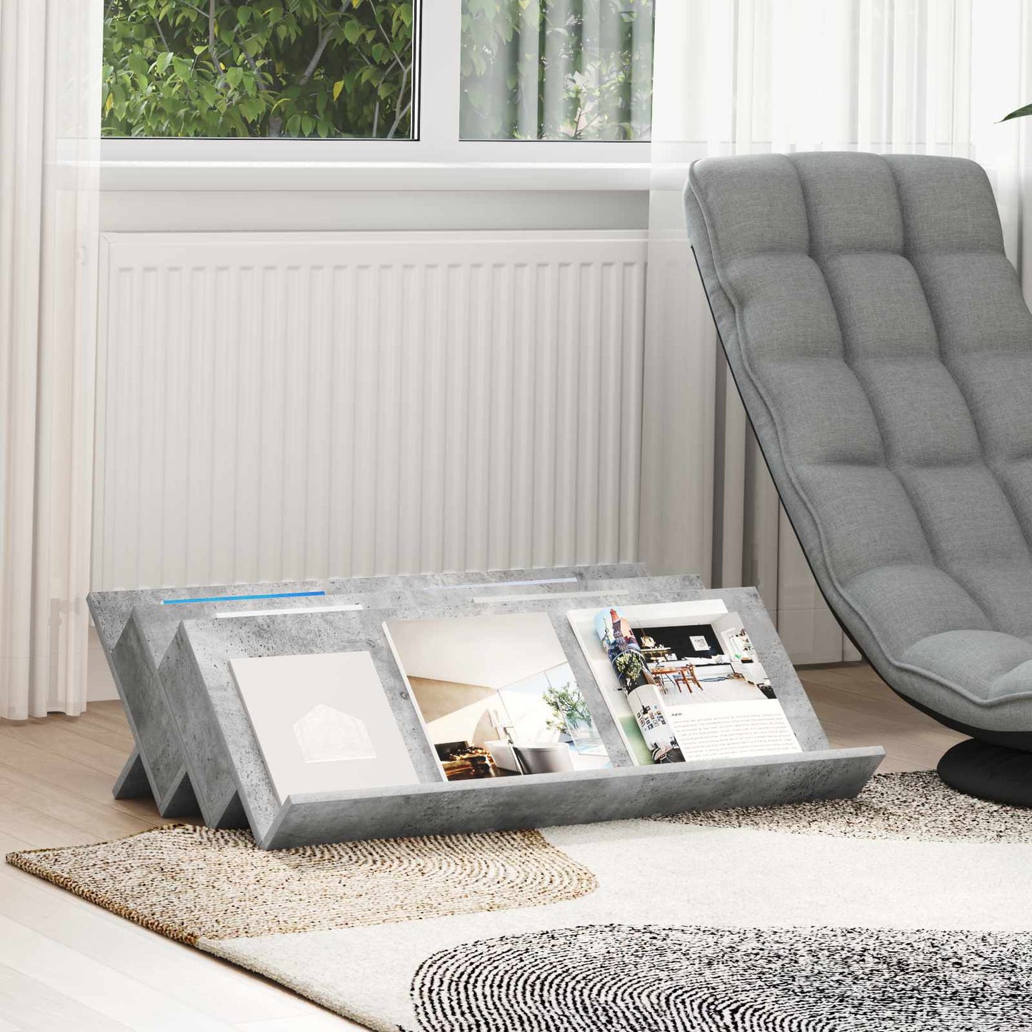 Magasin Rack Med Hylde 53 X 40 X 28,5 Cm Konstrueret Træ - Variant 890891
