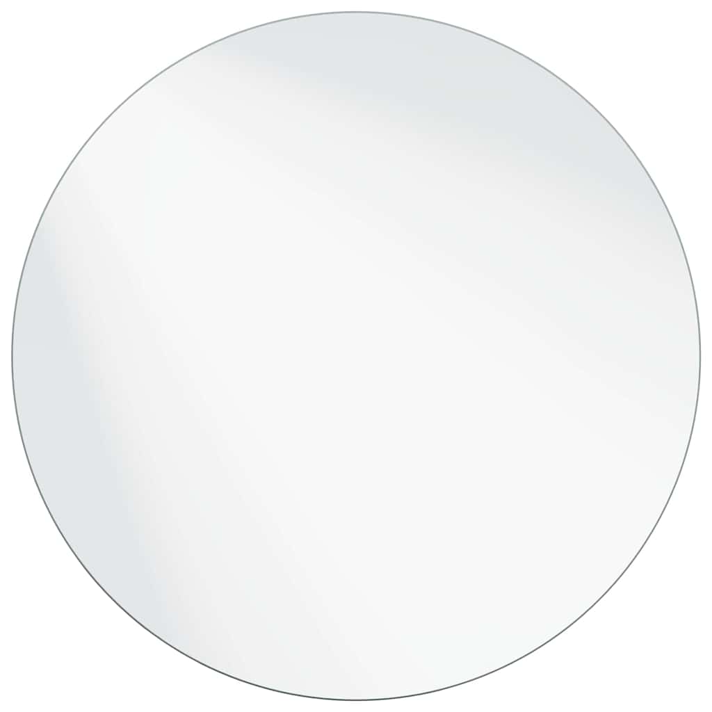Vægspejl Rund Ø 50 Cm Hærdet Glas - Billede 2