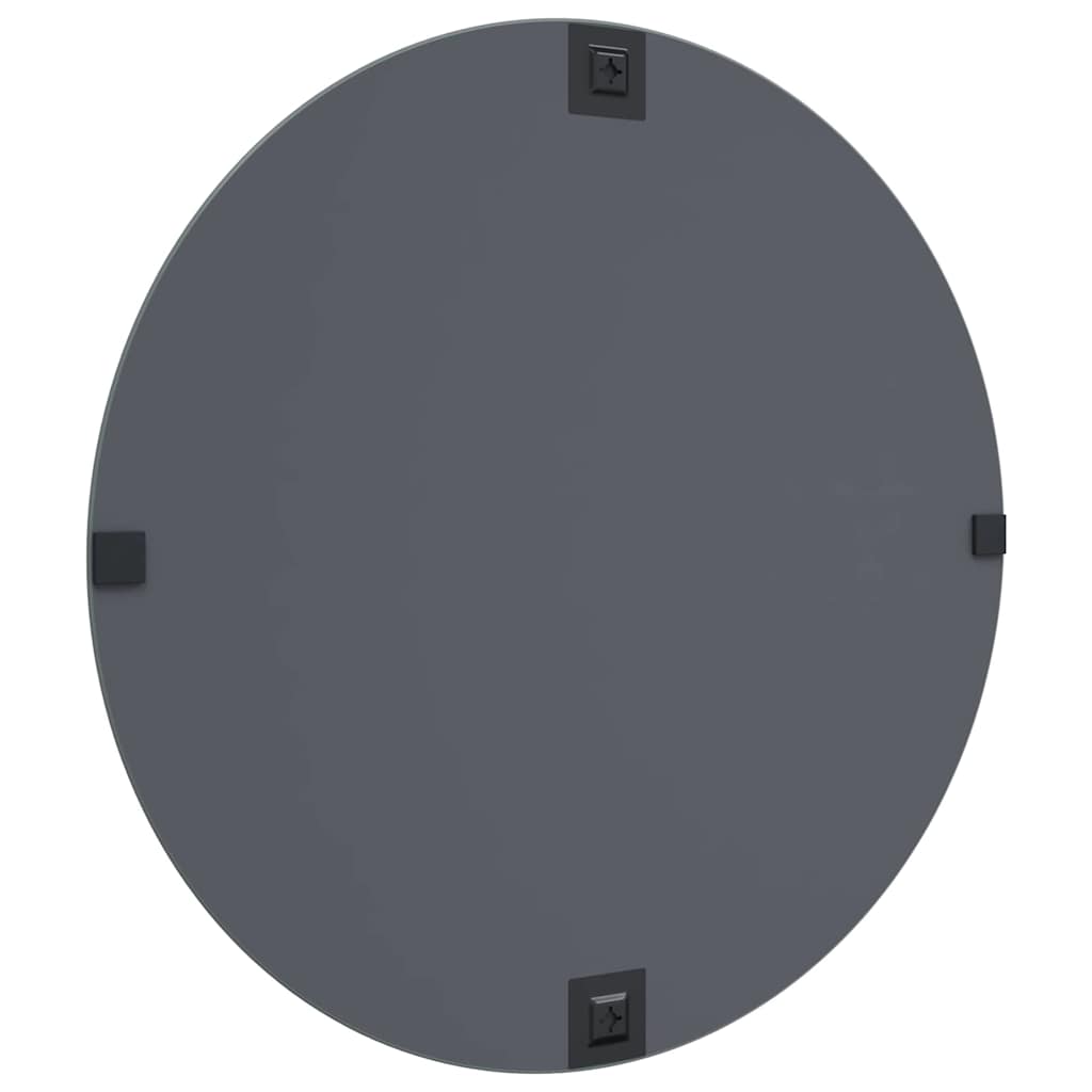Vægspejl Rund Ø 70 Cm Hærdet Glas - Billede 5