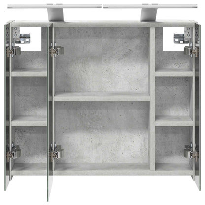 Badeværelsesspejlskab Beton - Billede 7