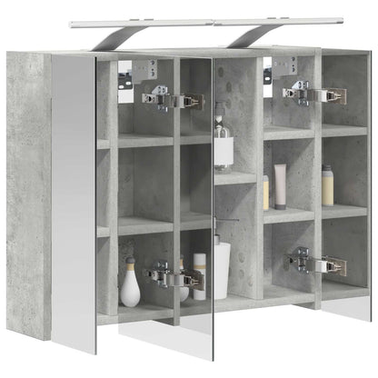 Badeværelsesspejlskab Beton - Billede 3