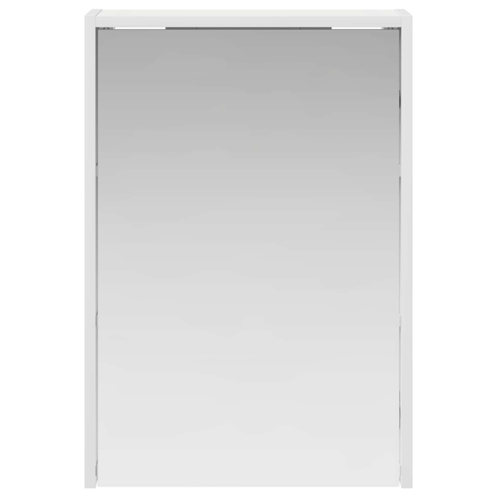 Badeværelsesspejlskab 43 X 16 X 62.5 Cm Konstrueret Træ - Billede 5
