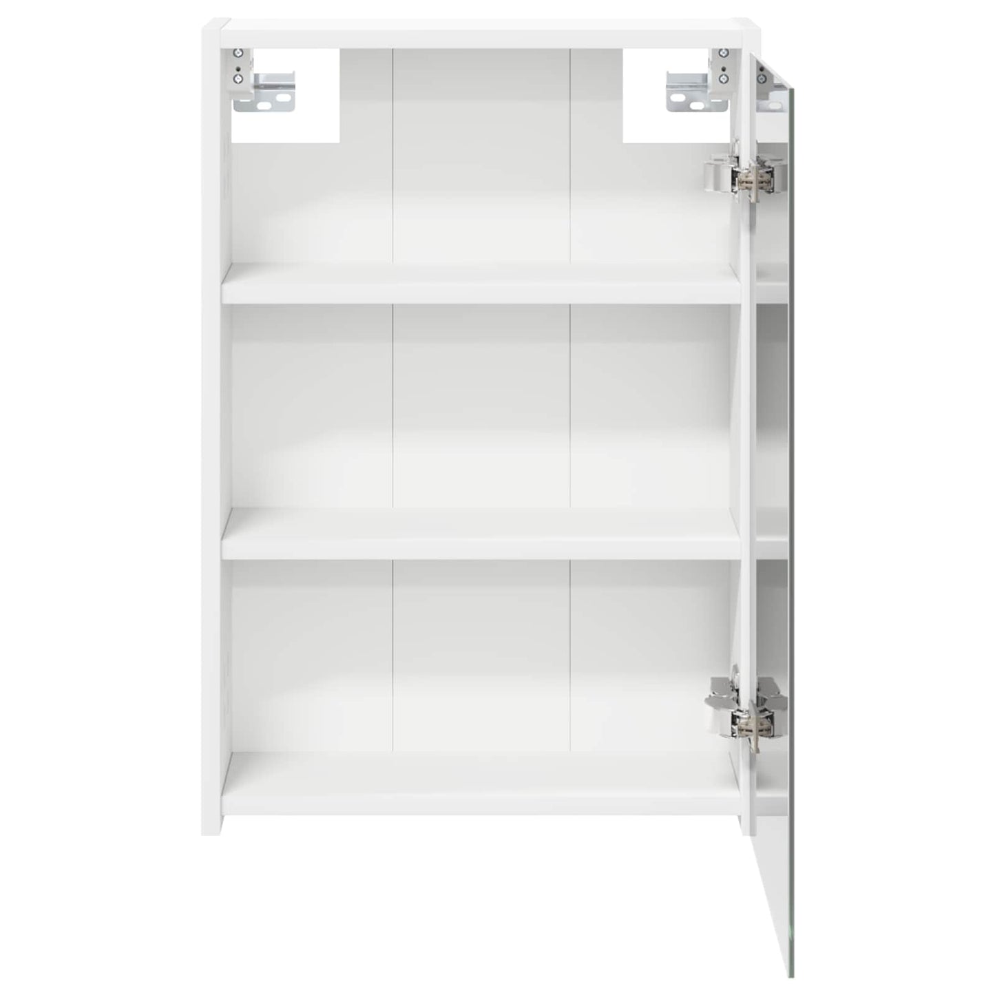 Badeværelsesspejlskab 43 X 16 X 62.5 Cm Konstrueret Træ - Billede 6