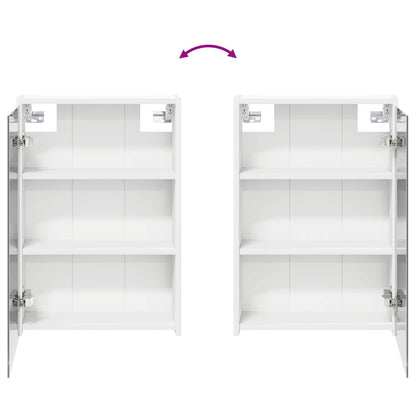 Badeværelsesspejlskab 43 X 16 X 62.5 Cm Konstrueret Træ - Billede 10
