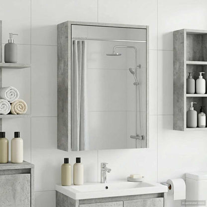 Badeværelsesspejlskab 43 X 16 X 62.5 Cm Konstrueret Træ - Variant 889138